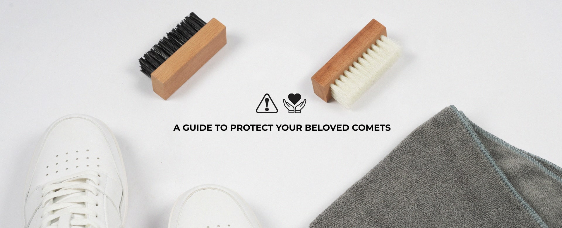 Website product showcase banner