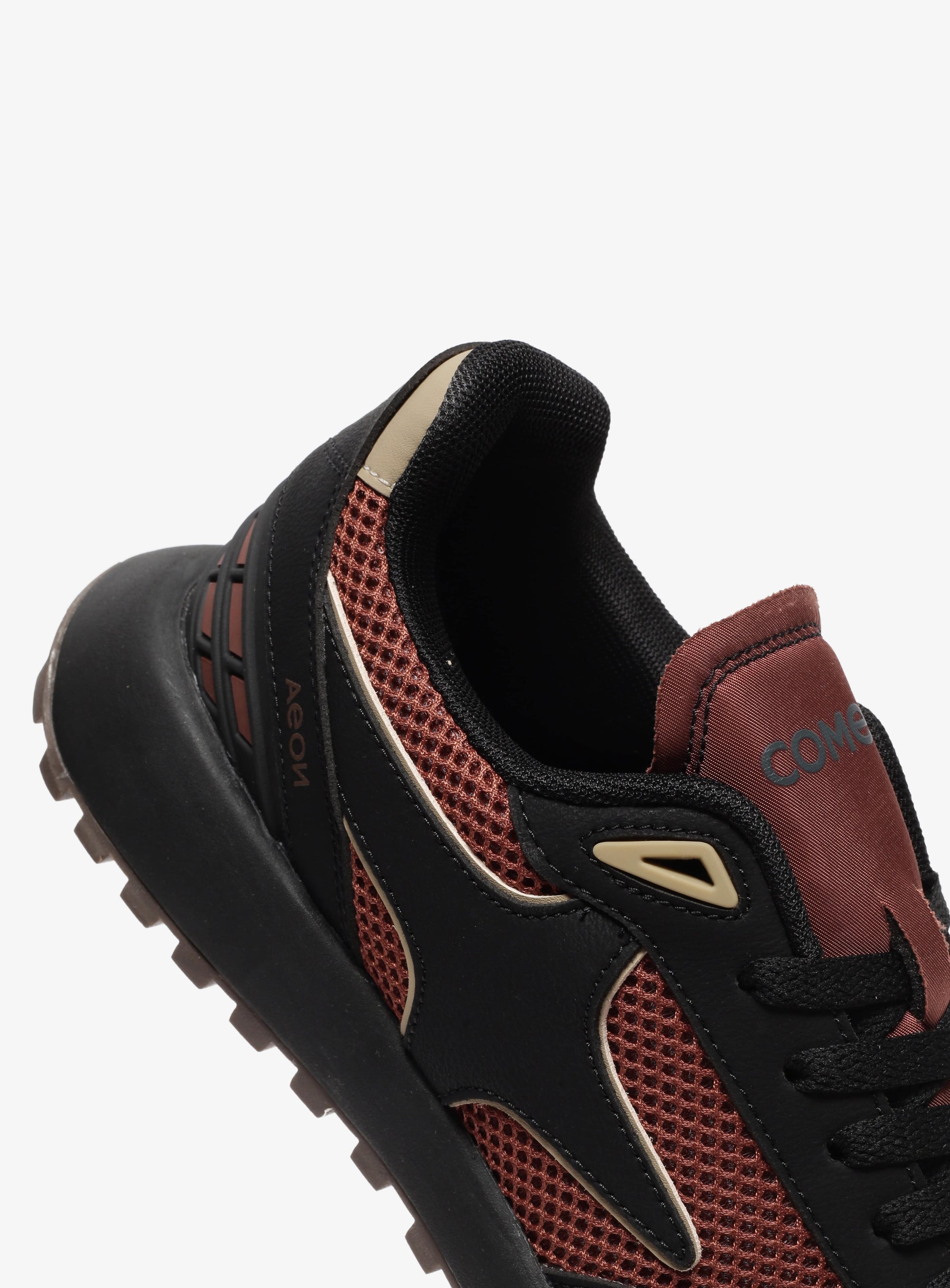 Close-up detail view of Comet shoe