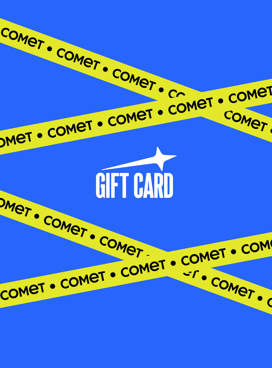Comet gift card offering
