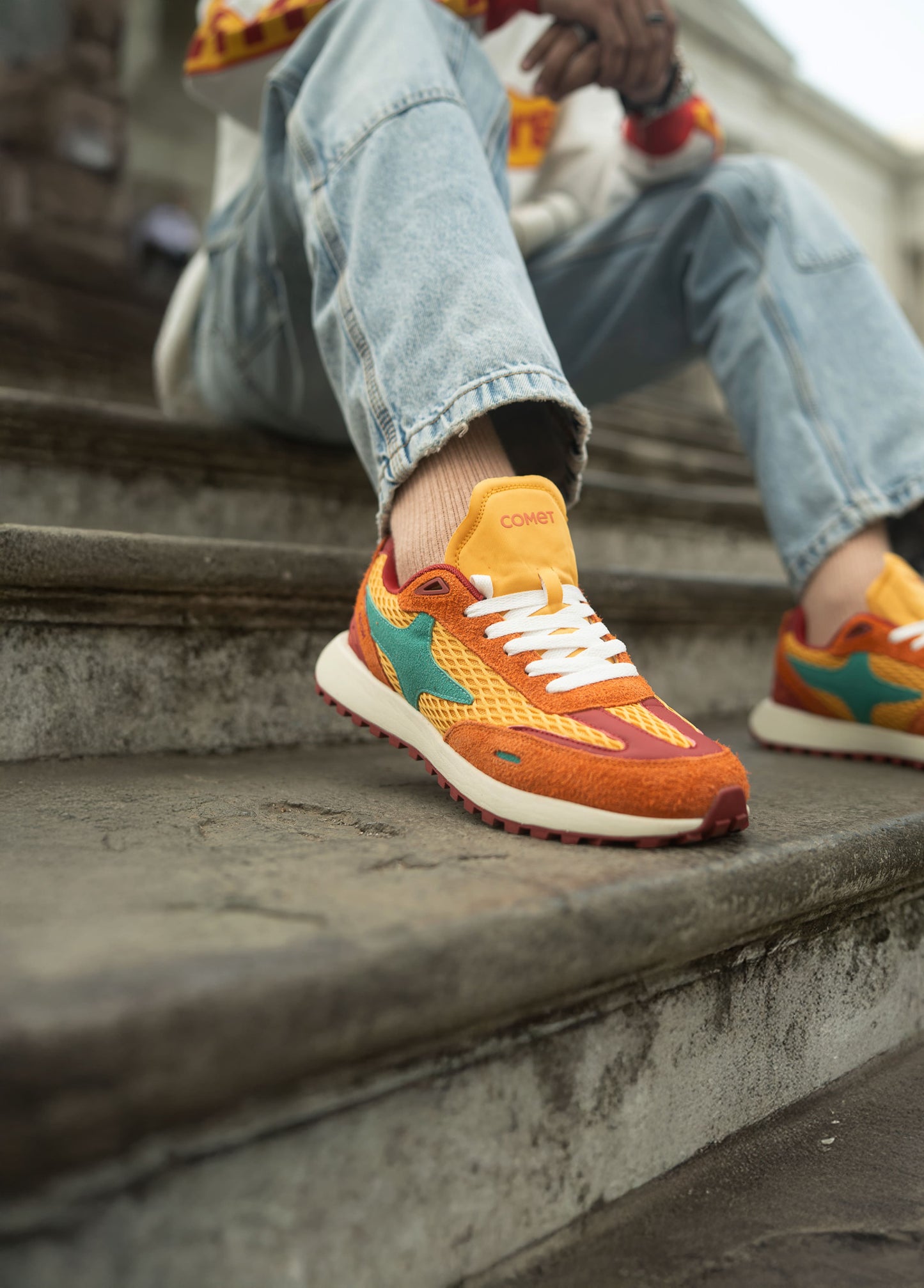 Lifestyle photo of Comet shoes in use