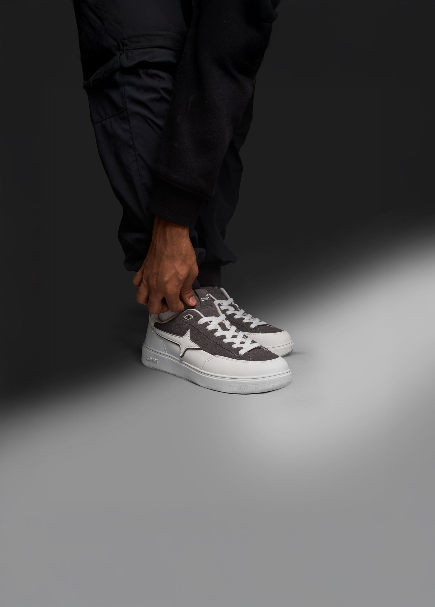 Lifestyle photo of Comet shoes in use