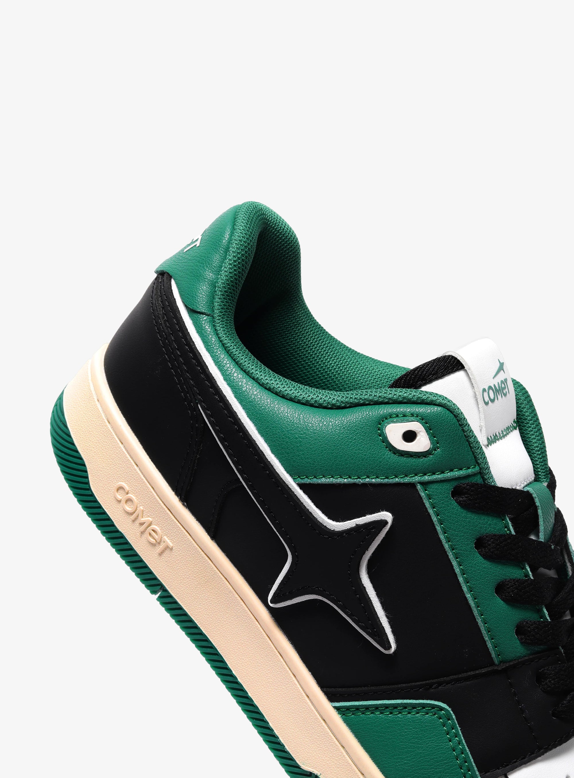 Close-up detail view of Comet shoe