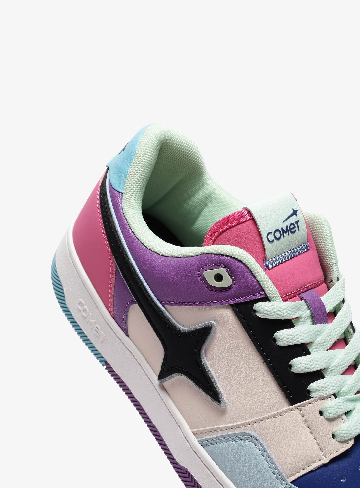 Close-up detail view of Comet shoe
